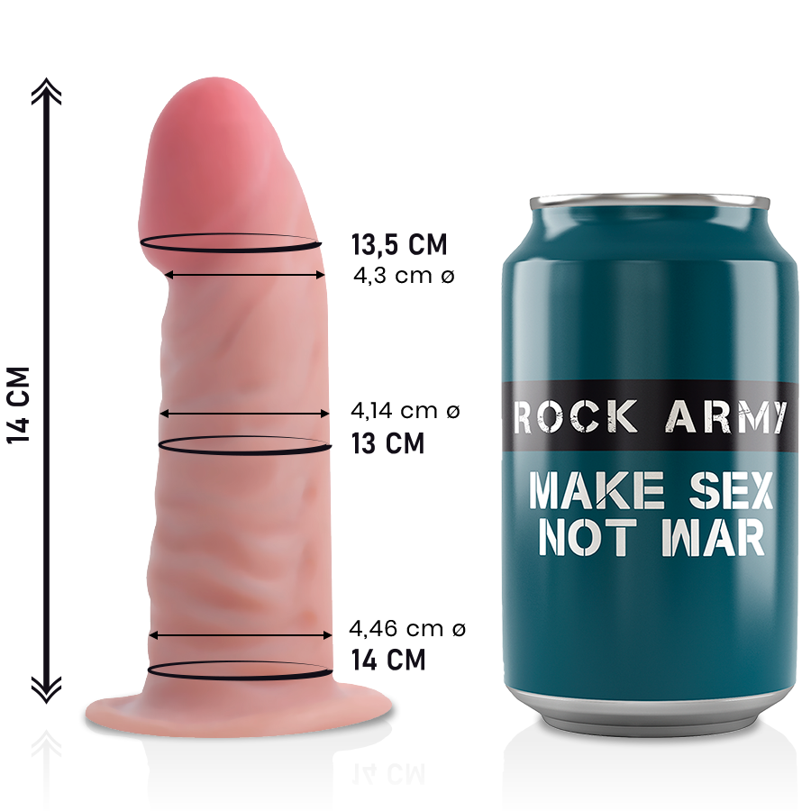 ROCKARMY - TIGER GODE RÉALISTE DOUBLE DENSITÉ 14 CM -O- 4,46 CM