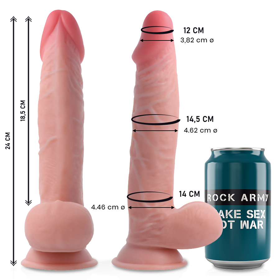 ROCKARMY - SHERMAN GODE RÉALISTE DOUBLE DENSITÉ 24 CM -O- 4,62 CM