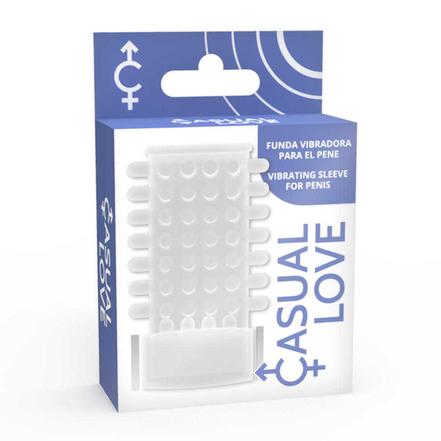 CASUAL LOVE - COUVERTURE TRANSPARENTE POUR ANNEAU PÉNIS VIBRATEUR