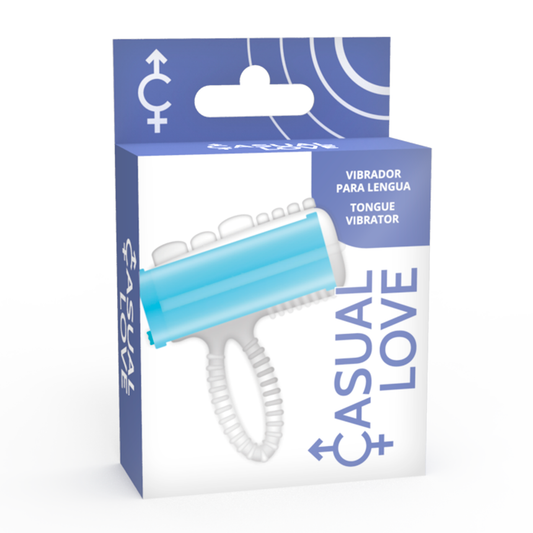 CASUAL LOVE - ANNEAU DE LANGUE VIBRANT BLEU