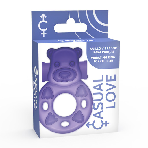 CASUAL LOVE - BAGUE VIBRANTE 26 LILAS BUNNY