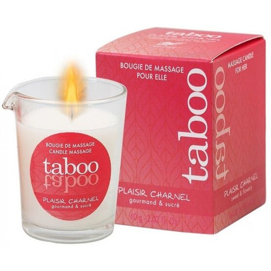 RUF - BOUGIE DE MASSAGE TABOU POUR SON PLAISIR CHARNEL AROMA FLOR DE CACAO