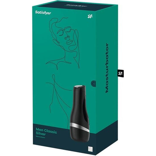 SATISFYER - MASTURBATEUR CLASSIQUE NOIR POUR HOMMES