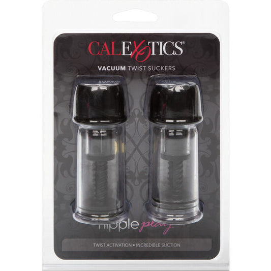 CALEXOTICS - VENTOUSE À TÉTINE VACCUM TWIST NOIRE