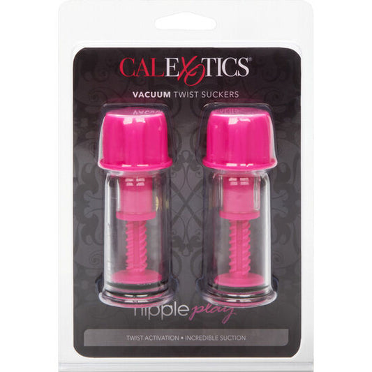 CALEXOTICS - VENTOUSE À TÉTONS ROSE À TOURNER VIDE