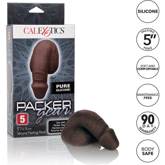 CALEXOTICS - EMBALLAGE PÉNIS SILICONE PÉNIS 12,75 CM NOIR