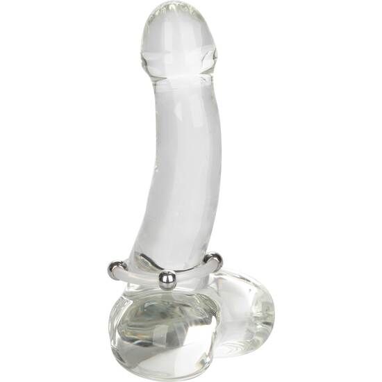 CALEXOTICS - BAGUE EN SILICONE AVEC PERLES EN ACIER TAILLE L