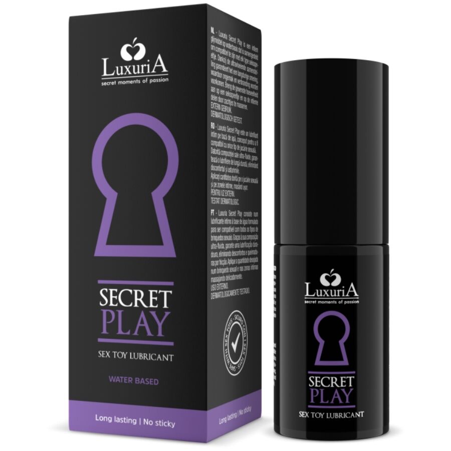 LUBRIFIANT POUR JOUETS INTIMATELINE LUXURIA - SECRET PLAY 30 ML