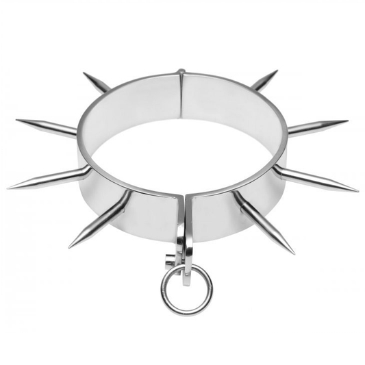 HARD METAL - BDSM SLAVE COLLAR WITH SPIKES