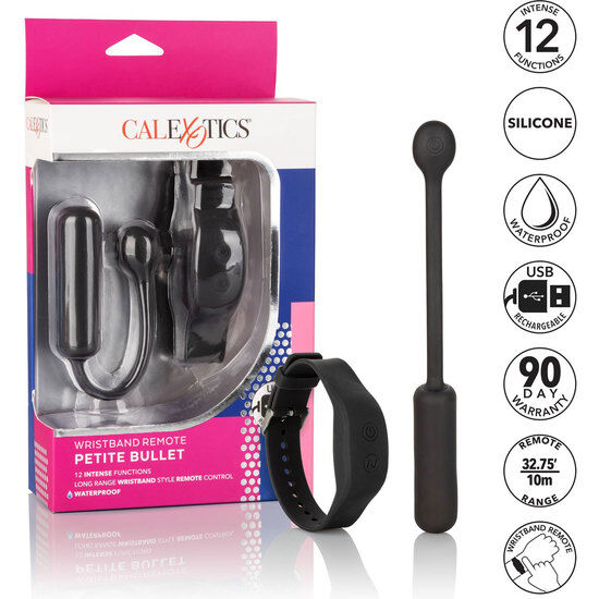 CALEXOTICS - PETITE BULLET VIBRANTE AVEC BRACELET DE CONTRÔLE