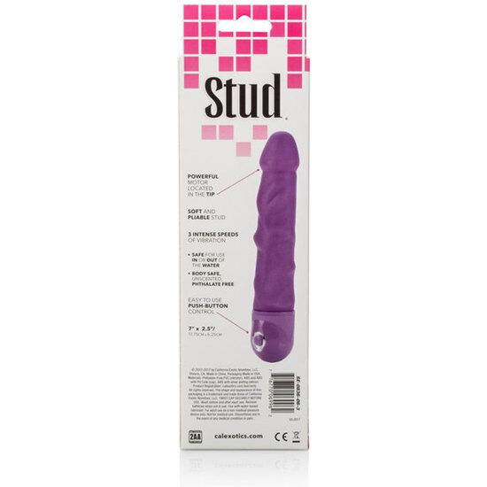 CALEXOTICS - VIBRATEUR À TIGE POWER STUD ROSE