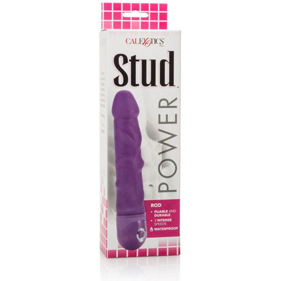 CALEXOTICS - VIBRATEUR À TIGE POWER STUD ROSE