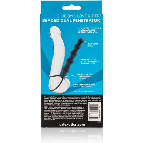 CALEXOTICS - DOUBLE PÉNÉTRATEUR À PERLES DOUBLE PÉNÉTRATEUR