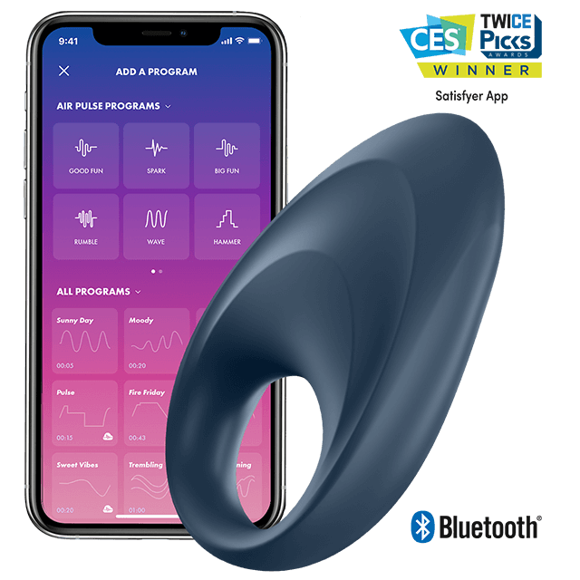 SATISFYER - APPLICATION D'ANNEAU VIBRANT MIGHTY ONE
