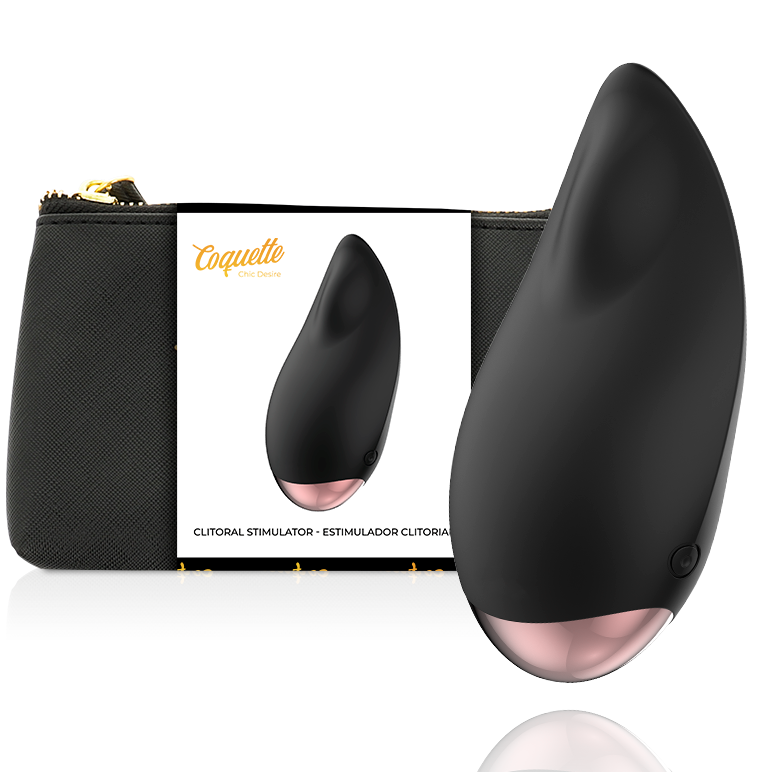 COQUETTE CHIC DESIRE - CLITORIS STIMULATOR BLACK / GOLD DROP