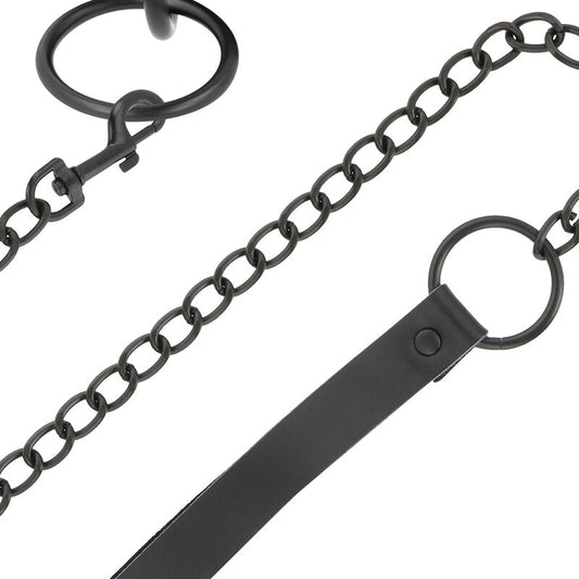 TÉNÈBRES - COLLIER CHAÎNE NOIRE