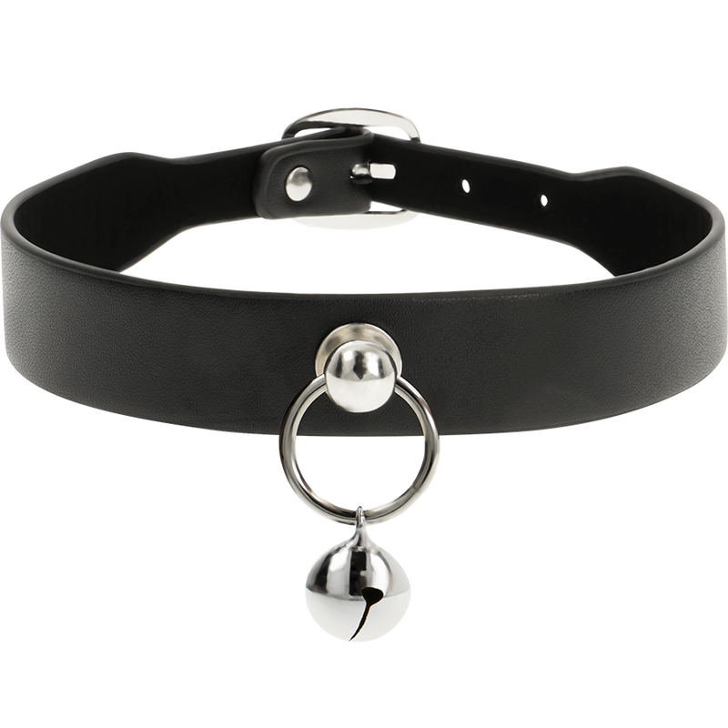COQUETTE CHIC DESIRE - COLLIER EN CUIR VEGAN ACCESSOIRE FEMME CLOCHE/BAGUE