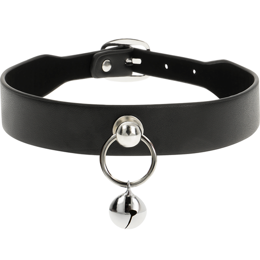 COQUETTE CHIC DESIRE - COLLIER EN CUIR VEGAN ACCESSOIRE FEMME CLOCHE/BAGUE
