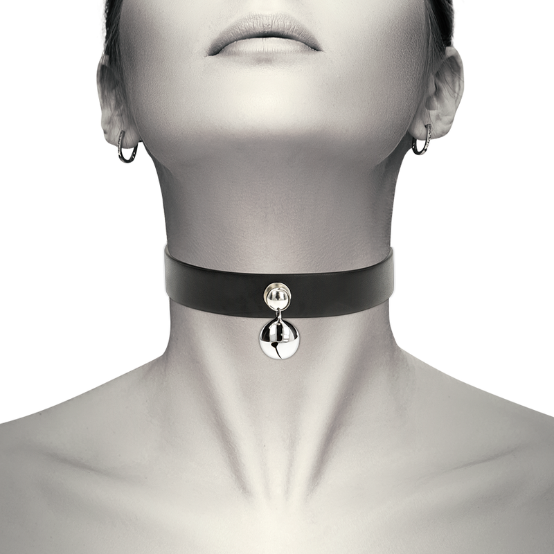 COQUETTE CHIC DESIRE - COLLIER EN CUIR VEGAN ACCESSOIRE FEMME CLOCHE