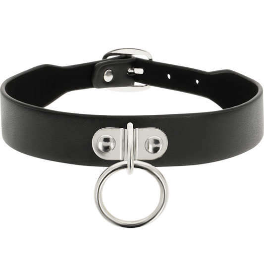 COQUETTE CHIC DESIRE - COLLIER EN CUIR VEGAN ACCESSOIRE FÉTICHISME FEMME