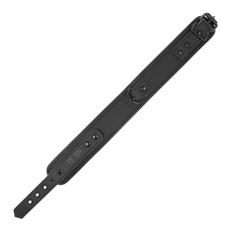 FETISH SUBMISSIVE - COLLIER À CHAÎNE DOUBLÉ DE NOPRÈNE