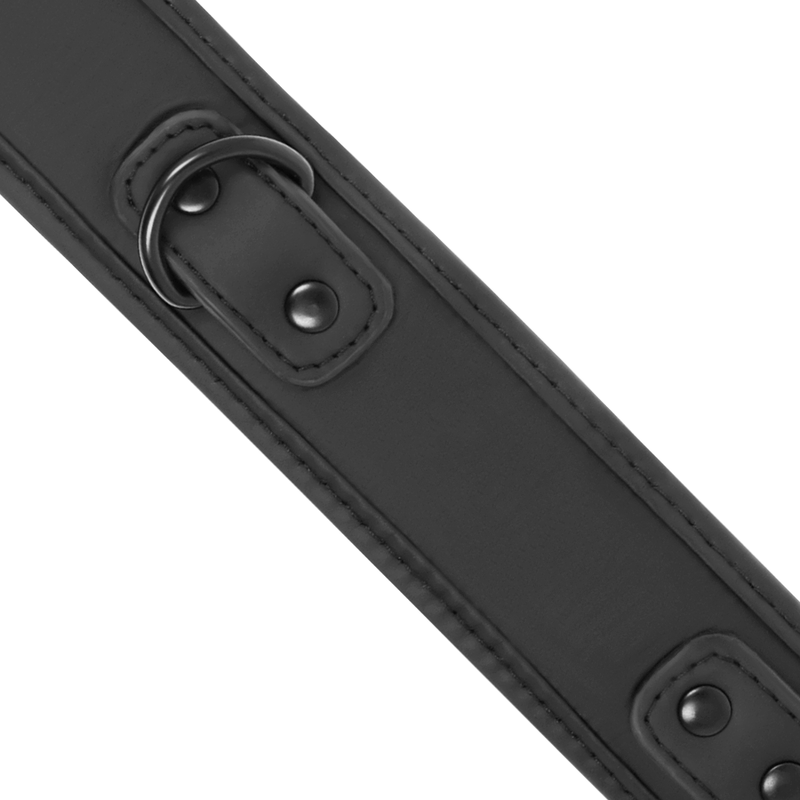 FETISH SUBMISSIVE - COLLIER À CHAÎNE DOUBLÉ DE NOPRÈNE