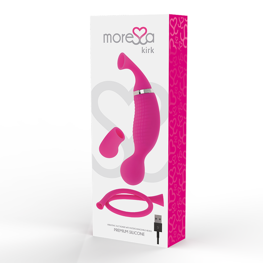 MORESSA - KIRK DUO SUCTION + MULTI-FUNCTION MASSAGER PREMIUM SILICONE RECHARGEABLE