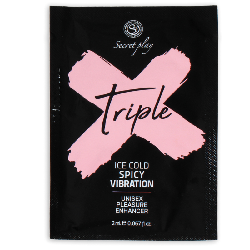 SECRETPLAY - TRIPLE X AMPLIFICATEUR DE PLAISIR DOSE UNIQUE