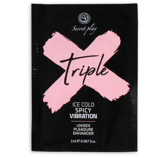 SECRETPLAY - TRIPLE X AMPLIFICATEUR DE PLAISIR DOSE UNIQUE