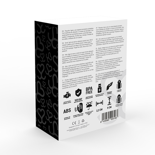 MORESSA - IVY TRAVEL LIP SIMULATOR MASSAGER BLACK