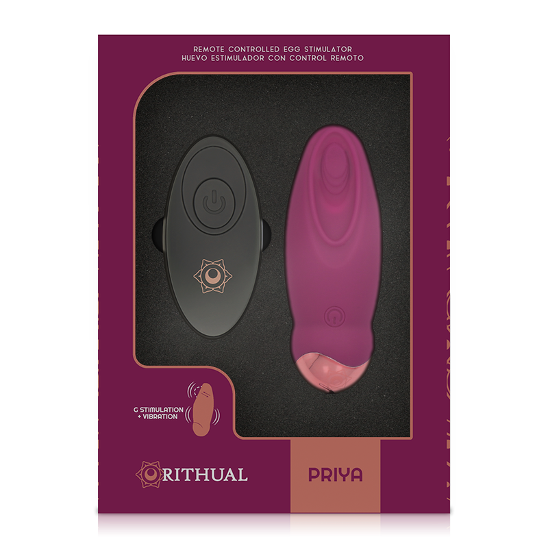 RITHUAL - PRIYA EGG TÉLÉCOMMANDE POINT G + VIBRATION
