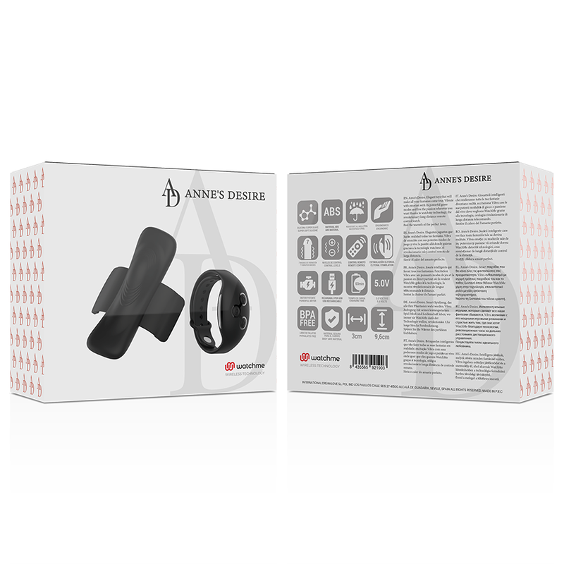 LE DÉSIR D'ANNE - PANTY PLEASURE WATCHME TECHNOLOGY NOIR