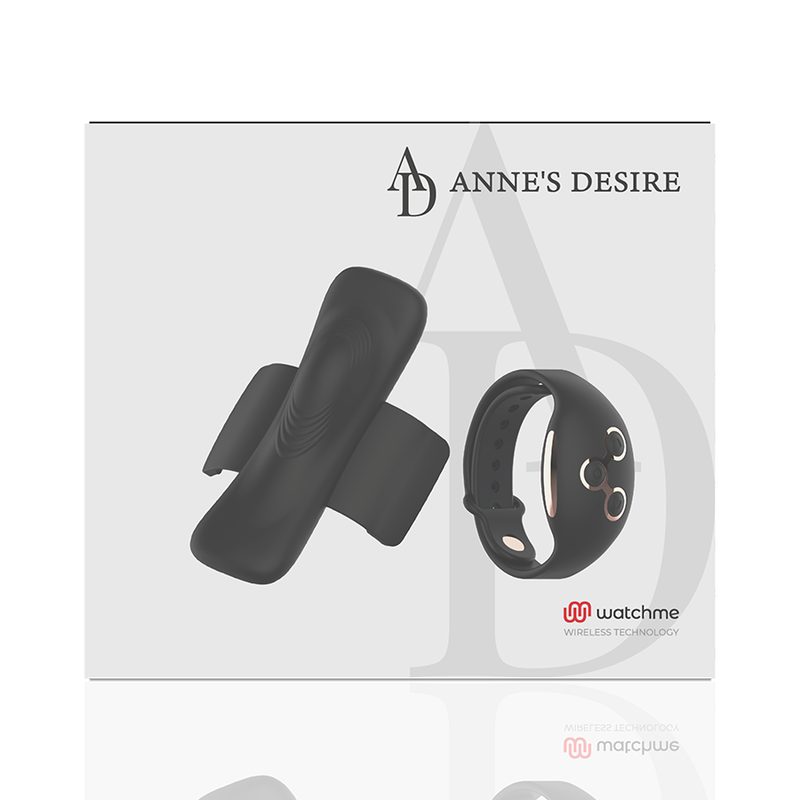 ANNE'S DESIRE - CULOTTE DE PLAISIR AVEC TECHNOLOGIE WATCHME, NOIR/OR