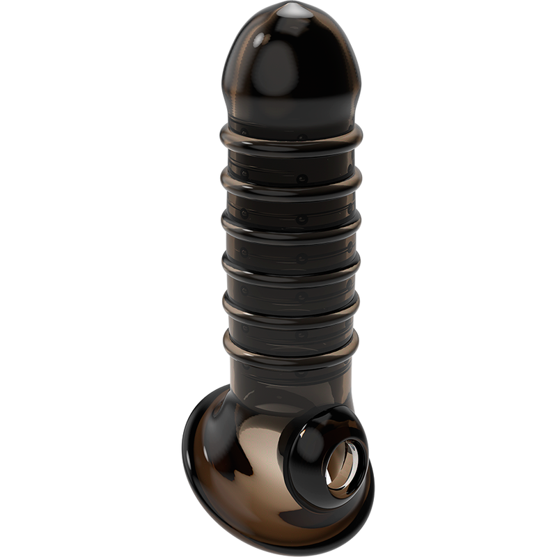 VIRILXL - V15 BLACK PENIS EXTENSION AND SLEEVE