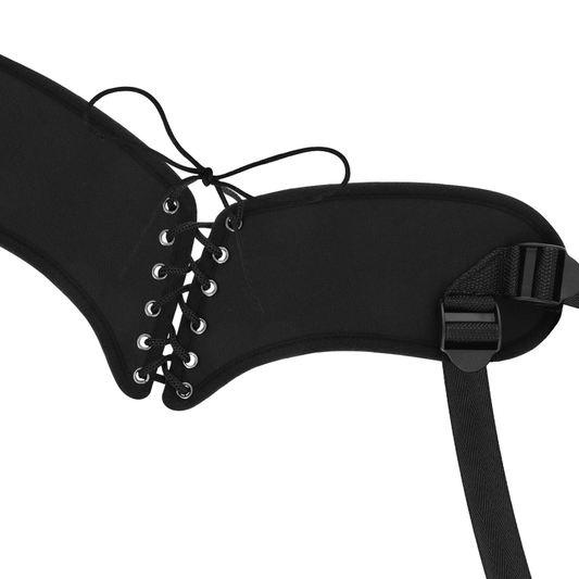 ROCKARMY - HARNAIS + GODE RÉALISTE LÉOPARD DOUBLE DENSITÉ 23 CM -O- 4,77 CM