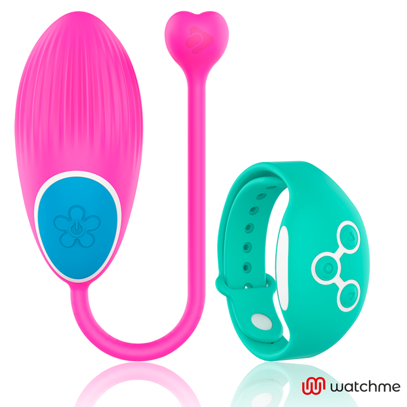 WEARWATCH - TÉLÉCOMMANDE WATCHME TECHNOLOGIE ŒUF FUCHSIA / AIGUE-MARINE