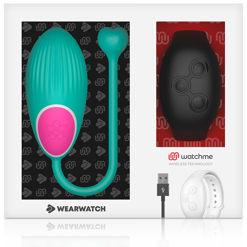 WEARWATCH - TECHNOLOGIE WATCHME TÉLÉCOMMANDE ŒUF AIGUE-MARINE / JET