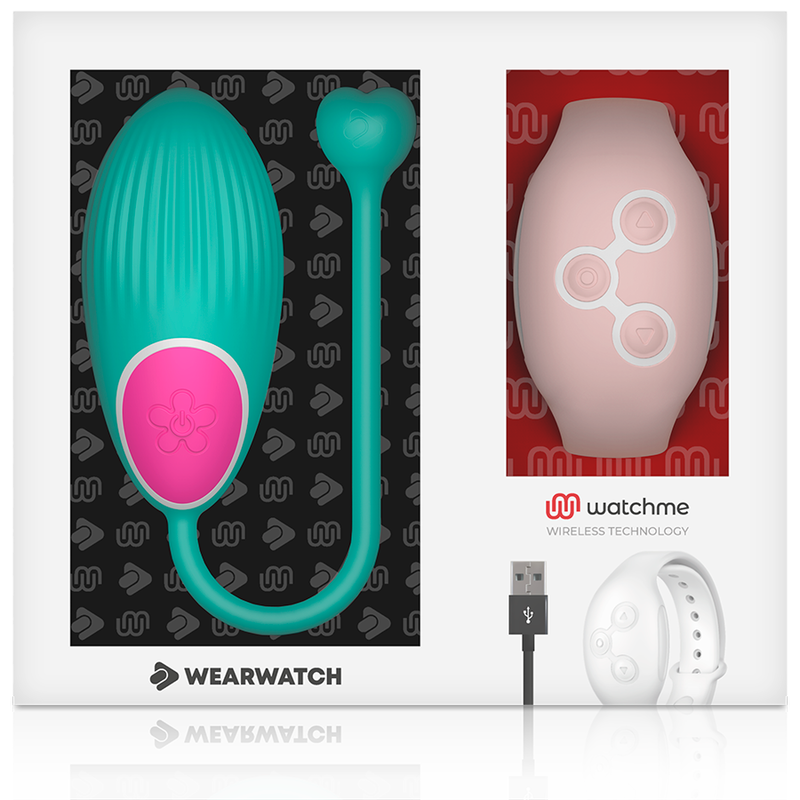 WEARWATCH - TÉLÉCOMMANDE WATCHME TECHNOLOGIE ŒUF AIGUE-MARINE / ROSE
