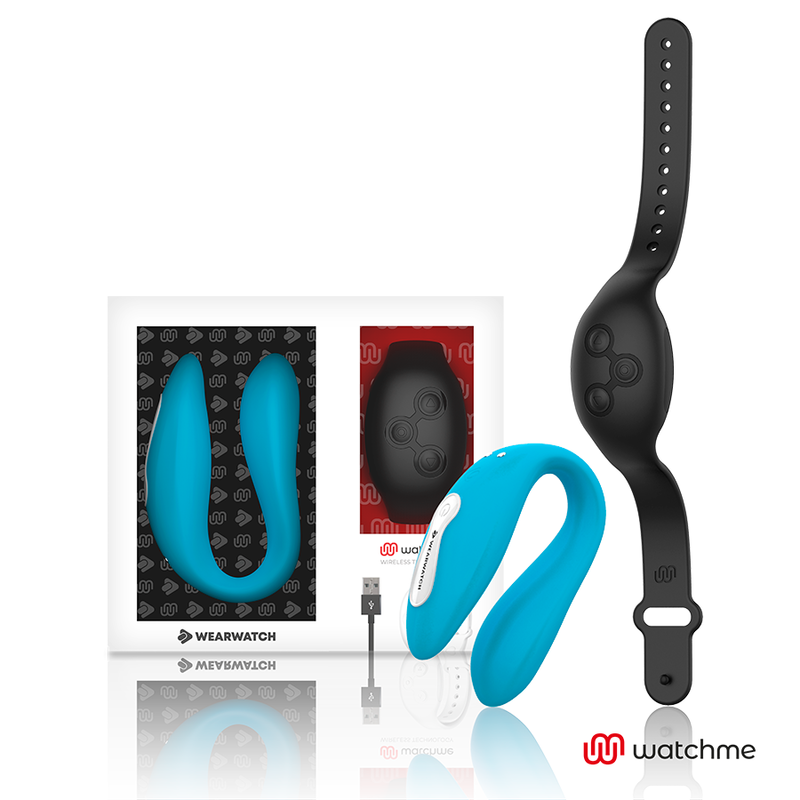 WEARWATCH - VIBRATEUR WATCHME DOUBLE TECHNOLOGIE INDIGO / JET