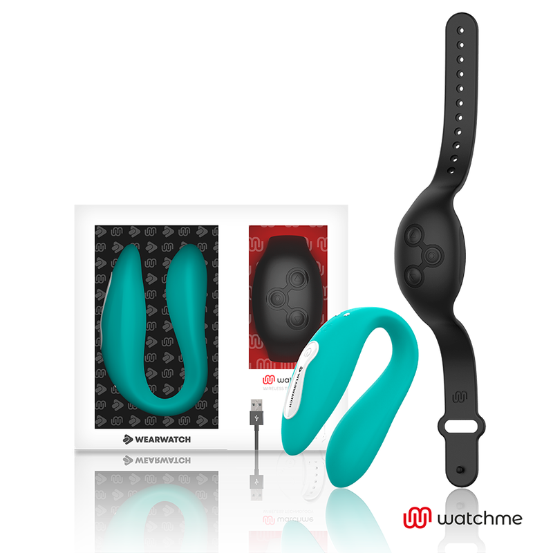 WEARWATCH - WATCHME VIBRATEUR DOUBLE TECHNOLOGIE AIGUE-MARINE / JET