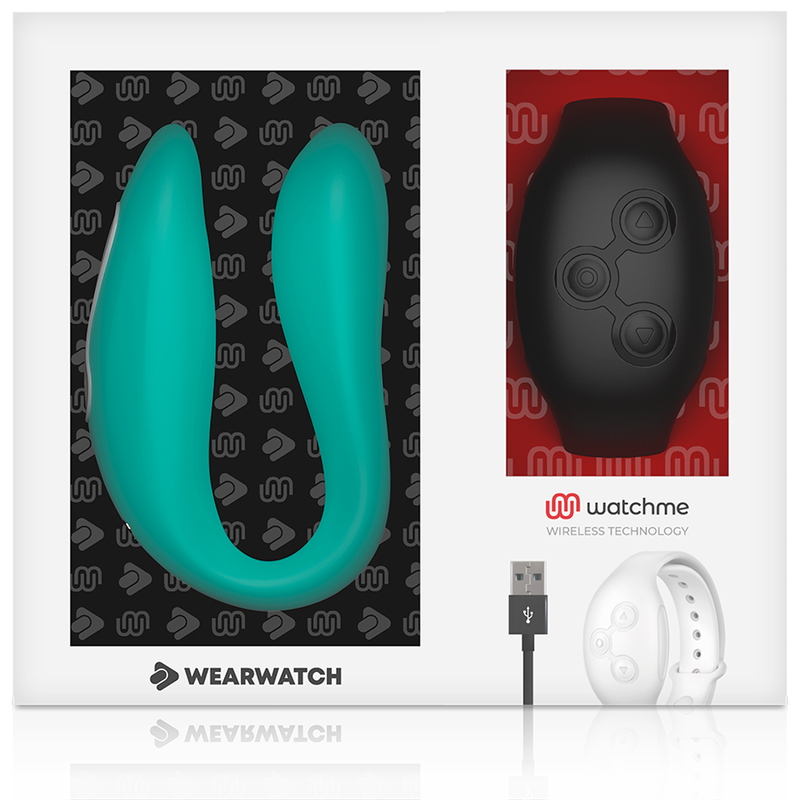 WEARWATCH - WATCHME VIBRATEUR DOUBLE TECHNOLOGIE AIGUE-MARINE / JET