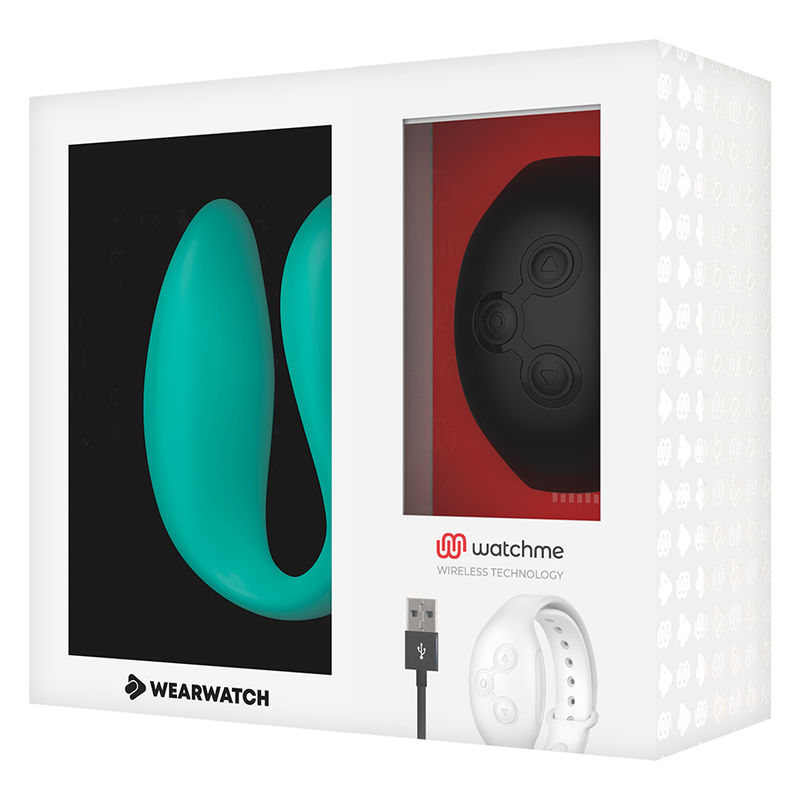 WEARWATCH - WATCHME VIBRATEUR DOUBLE TECHNOLOGIE AIGUE-MARINE / JET