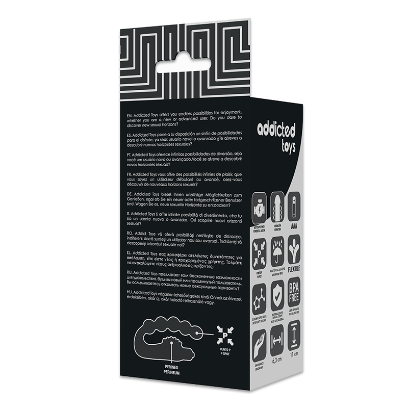 ADDICTED TOYS - MASSEUR DE PROSTATE ANALE VIBRANT