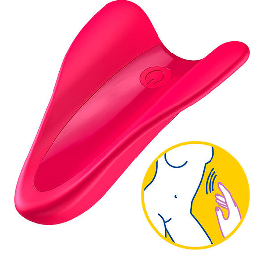 SATISFYER - VIBRATEUR HIGH FLY THIMBER FUCHSIA