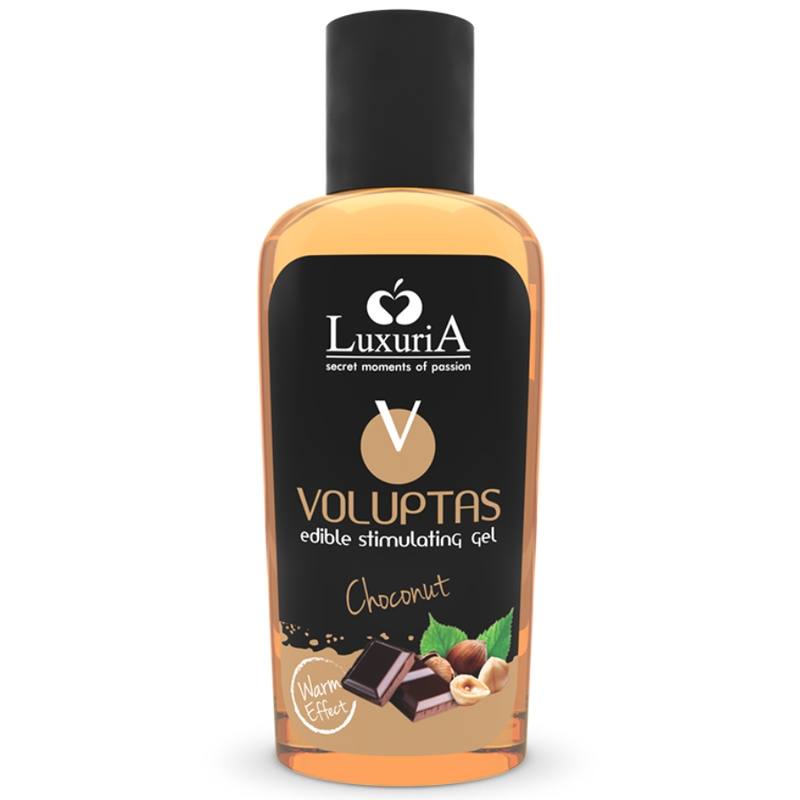INTIMATELINE LUXURIA - VOLUPTAS GEL DE MASSAGE COMESTIBLE A EFFET CHALEUR - CHOCONUT 100 ML