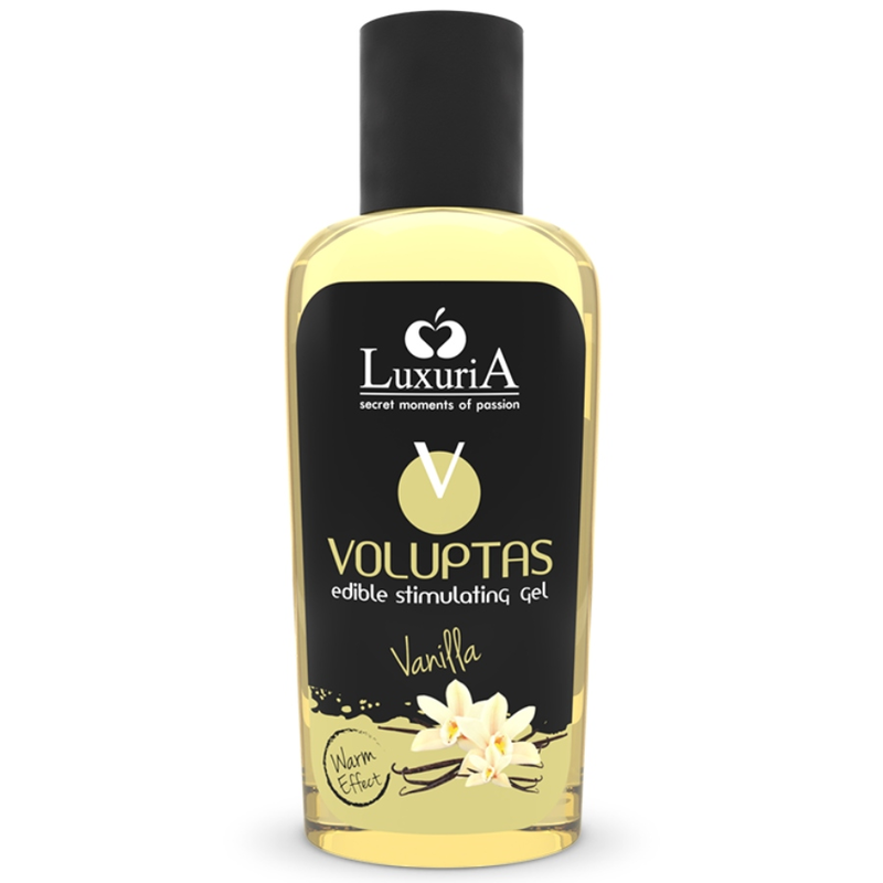INTIMATELINE LUXURIA - VOLUPTAS GEL DE MASSAGE COMESTIBLE A EFFET CHALEUR - VANILLE 100 ML