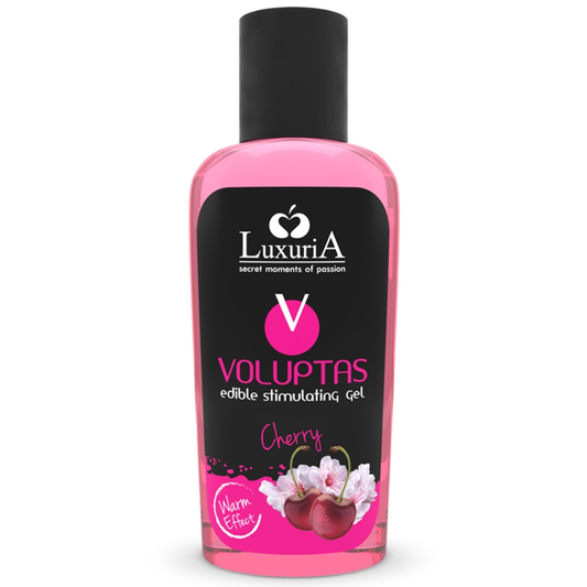 INTIMATELINE LUXURIA - VOLUPTAS GEL DE MASSAGE COMESTIBLE EFFET CHALEUR - CERISE 100 ML