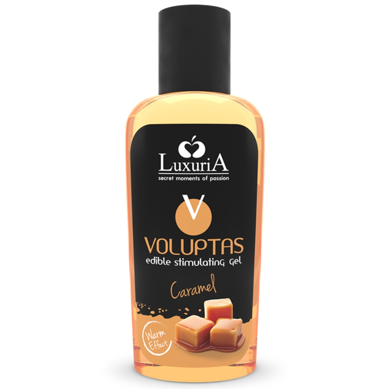 INTIMATELINE LUXURIA - VOLUPTAS GEL DE MASSAGE COMESTIBLE EFFET CHALEUR - CARAMEL 100 ML