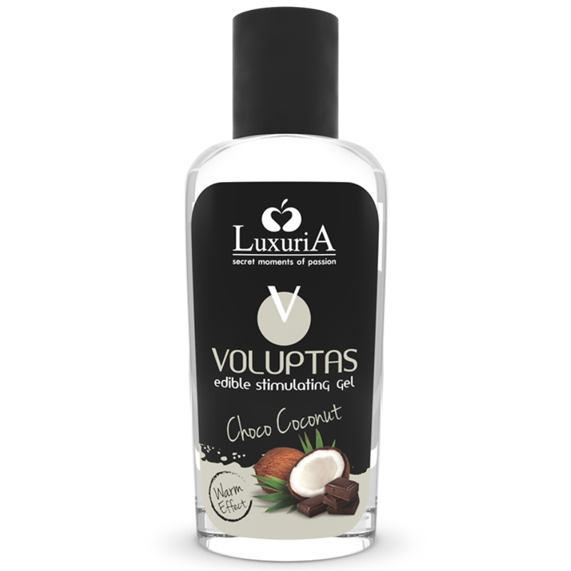 INTIMATELINE LUXURIA - VOLUPTAS GEL DE MASSAGE COMESTIBLE EFFET CHALEUR - NOIX DE COCO ET CRÈME 100 ML