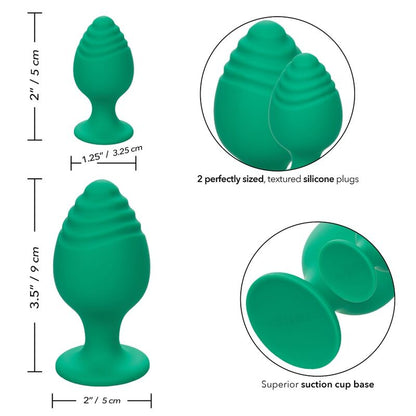 CALEXOTICS - CHEEKY GREEN ANAL PLUGS